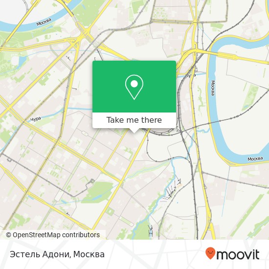 Карта Эстель Адони, Москва 117447