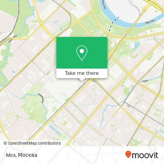 Карта Mcs, Москва 119192