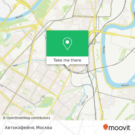 Карта Автокофейня, 4-й Загородный проезд Москва 117152