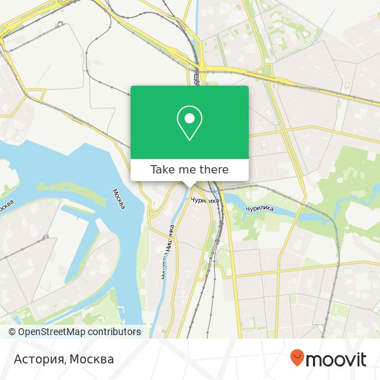 Карта Астория, Москва 109548