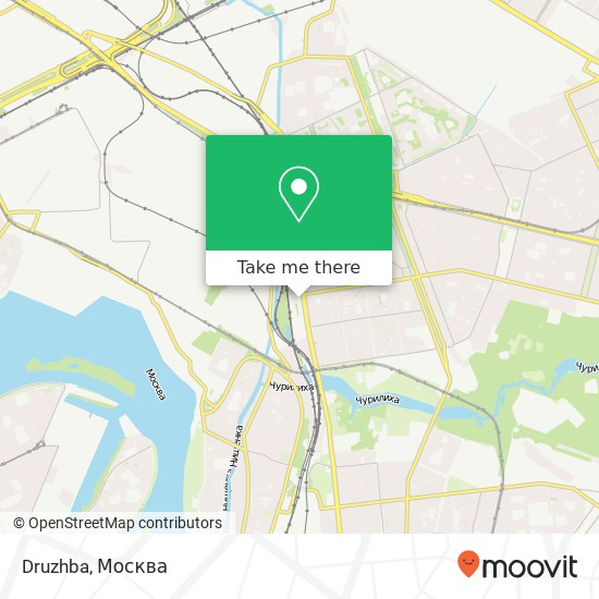 Карта Druzhba, Люблинская улица Москва 109390