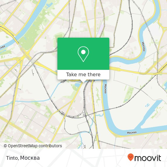 Карта Tinto, Москва 117152