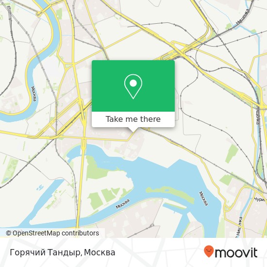 Карта Горячий Тандыр, улица Трофимова, 36 Москва 115432