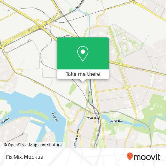 Карта Fix Mix, Шоссейная улица, 2 Москва 109548