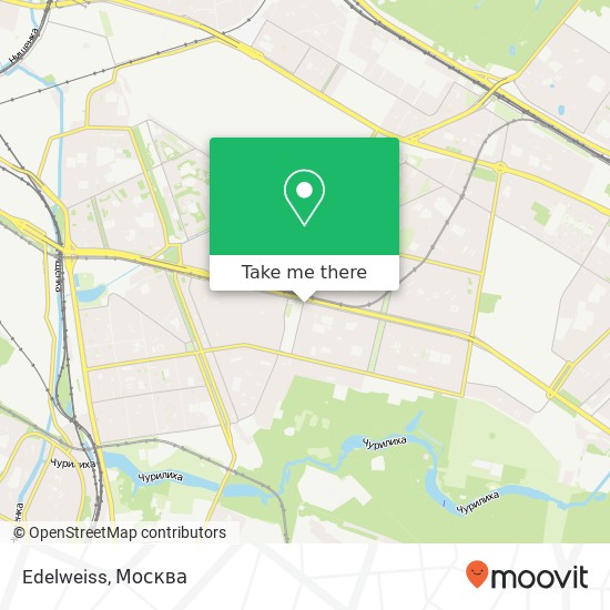Карта Edelweiss, Волгоградский проспект Москва 109443