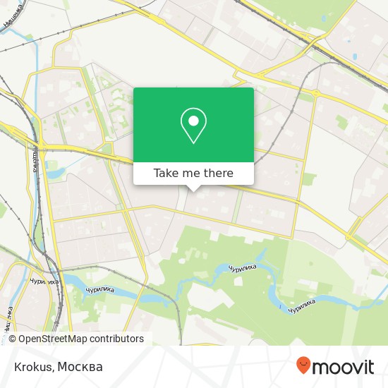 Карта Krokus, Зеленодольская улица Москва 109457