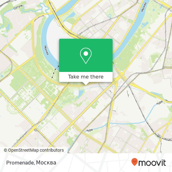 Карта Promenade, Москва 119334