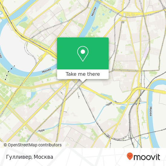Карта Гулливер, улица Вавилова Москва 119334