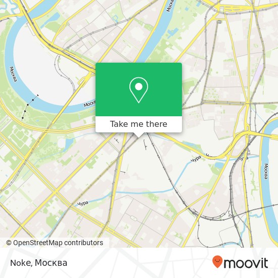 Карта Nokе, улица Вавилова Москва 117312