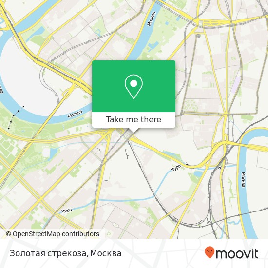 Карта Золотая стрекоза, улица Вавилова Москва 119334