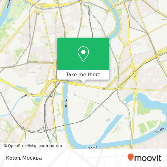 Карта Koton, 3-е Транспортное кольцо Москва 115280