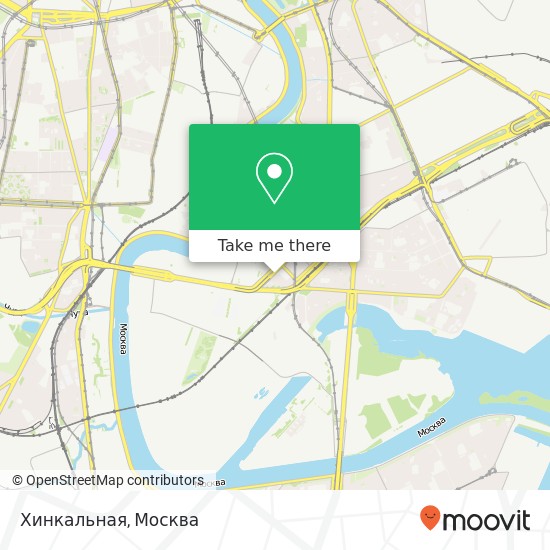 Карта Хинкальная, Автозаводская улица, 17 Москва 115280