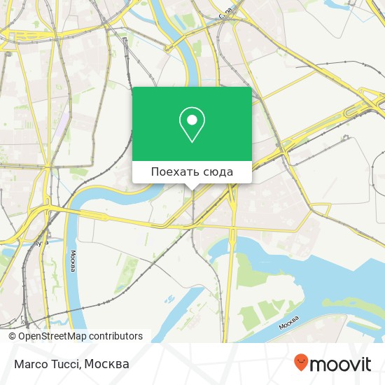 Карта Marco Tucci, улица Мастеркова Москва 115280