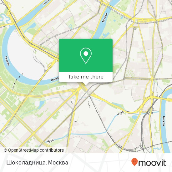 Карта Шоколадница, Москва 119334