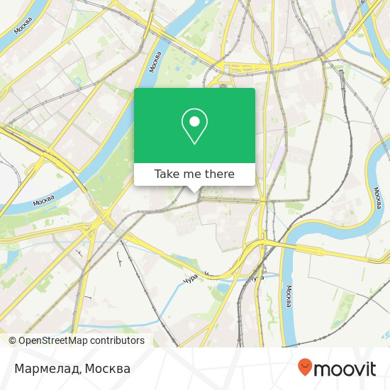 Карта Мармелад, улица Шаболовка Москва 115419