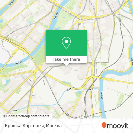 Карта Крошка Картошка, 1-й Верхний Михайловский проезд Москва 115419