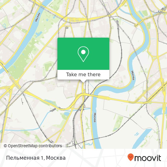 Карта Пельменная 1, Большая Тульская улица Москва 115191