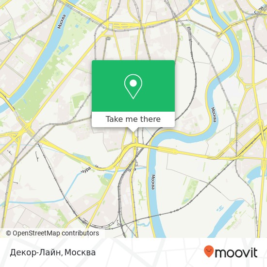 Карта Декор-Лайн, Москва 115191