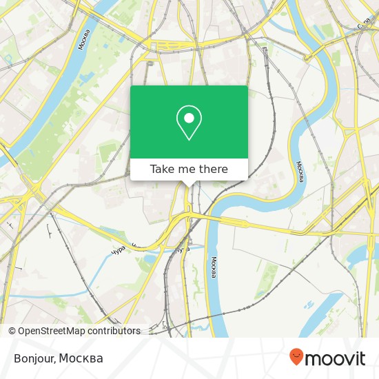 Карта Bonjour, Москва 115191
