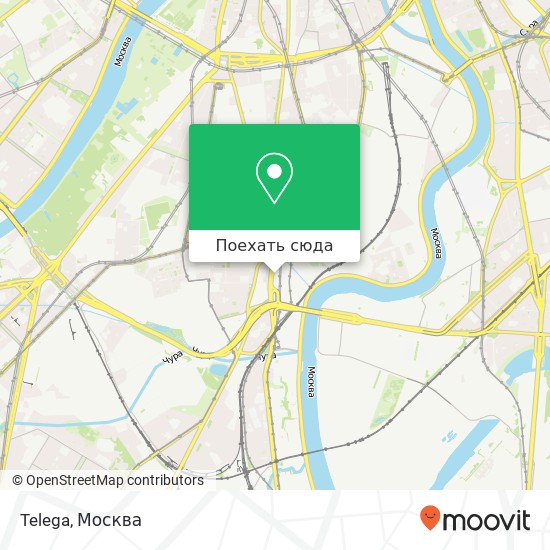 Карта Telega, Большая Тульская улица, 13 Москва 115191