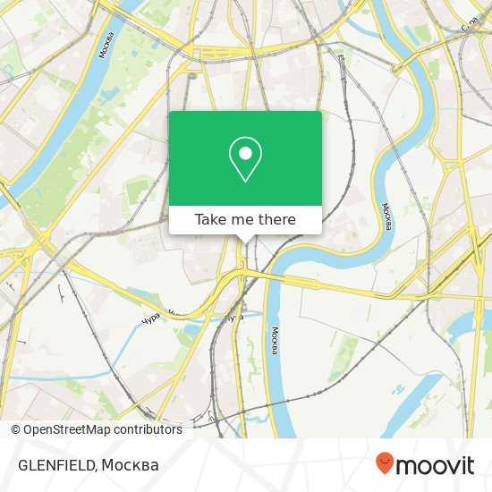 Карта GLENFIELD, Большая Тульская улица, 13 Москва 115191