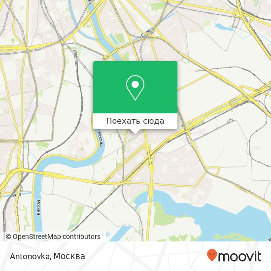 Карта Antonovka, улица Ленинская Слобода Москва 115280