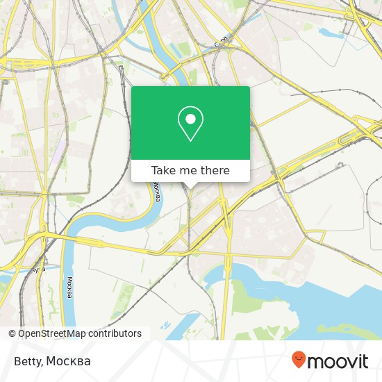 Карта Betty, Восточная улица Москва 115280