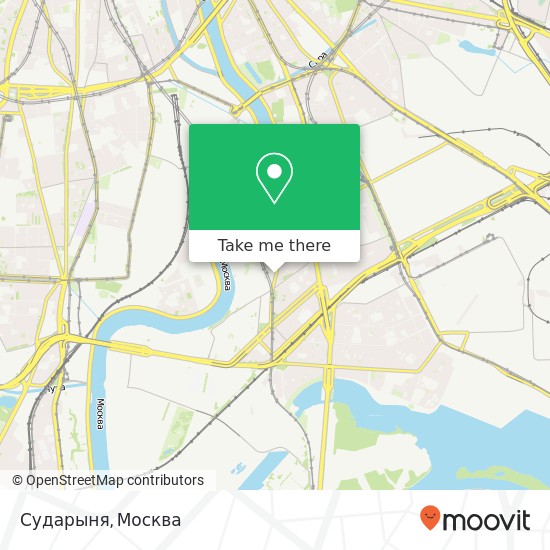 Карта Сударыня, Восточная улица Москва 115280