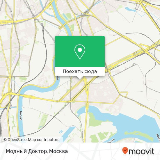 Карта Модный Доктор, Автозаводская улица Москва 115280