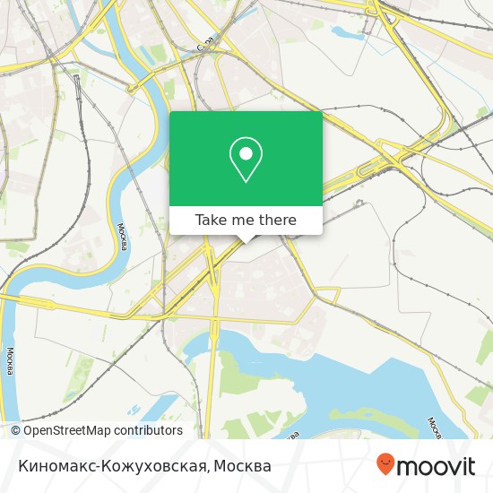 Карта Киномакс-Кожуховская