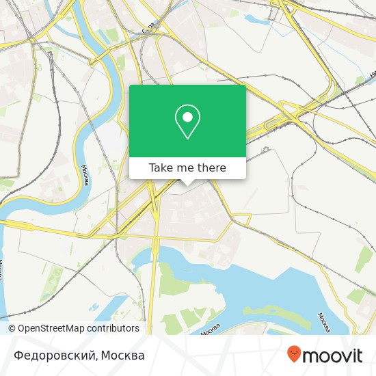 Карта Федоровский, Москва 115193
