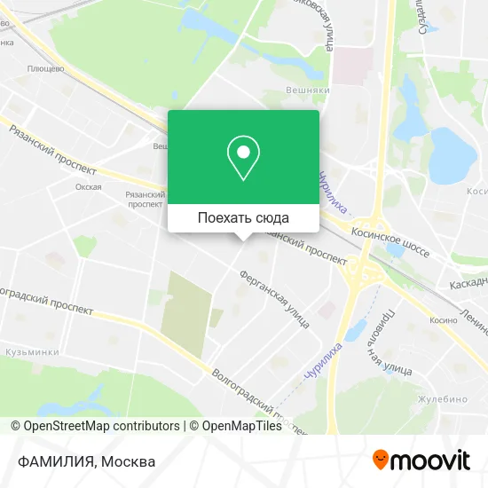 Карта ФАМИЛИЯ