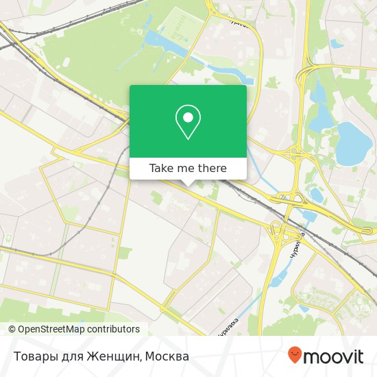 Карта Товары для Женщин, Москва 109542