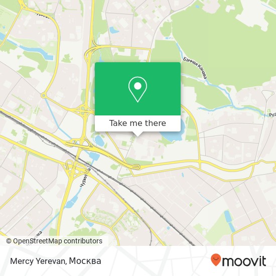 Карта Mercy Yerevan, Оренбургская улица Москва 111621