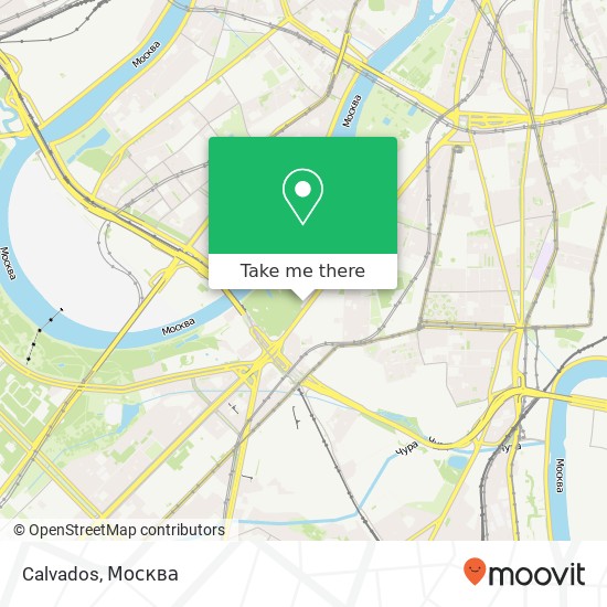 Карта Calvados, Ленинский проспект, 28 Москва 119071