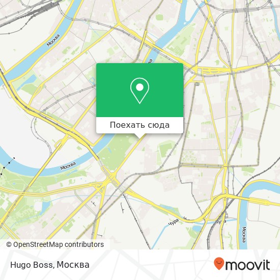 Карта Hugo Boss, Ленинский проспект, 20 Москва 119071