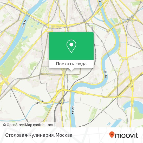 Карта Столовая-Кулинария, Павловская улица Москва 115093