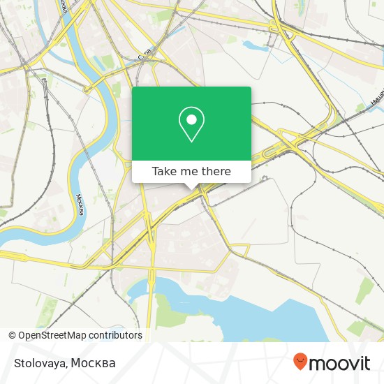 Карта Stolovaya, Москва 115088