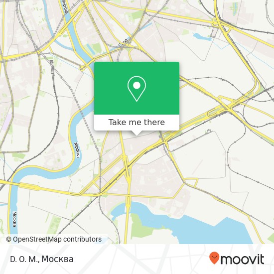 Карта D. O. M., 1-я Машиностроения улица Москва 115280