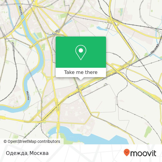 Карта Одежда, Москва 115088