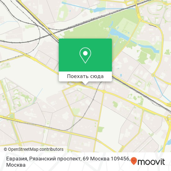 Карта Евразия, Рязанский проспект, 69 Москва 109456