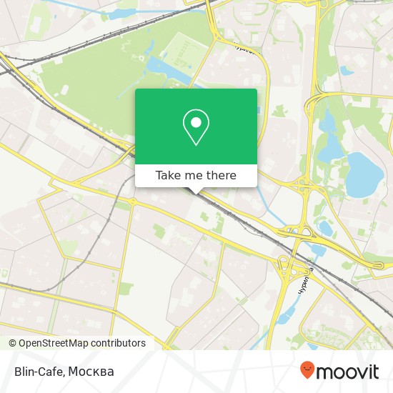Карта Blin-Cafe, Москва 109542