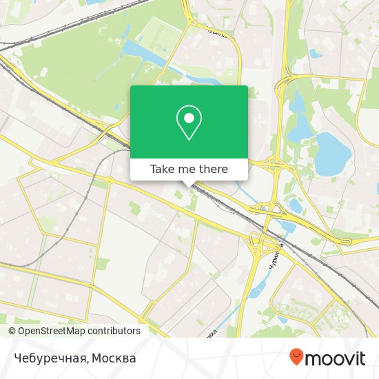 Карта Чебуречная, Москва 111395