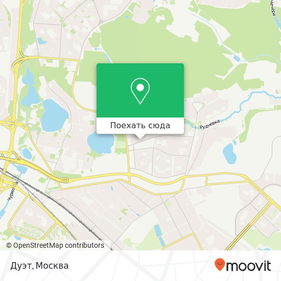 Карта Дуэт, улица Руднёвка, 5 Москва 111675