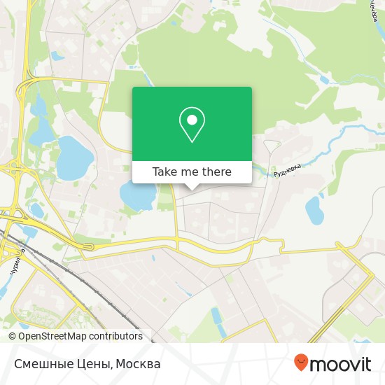 Карта Смешные Цены, улица Руднёвка Москва 111675