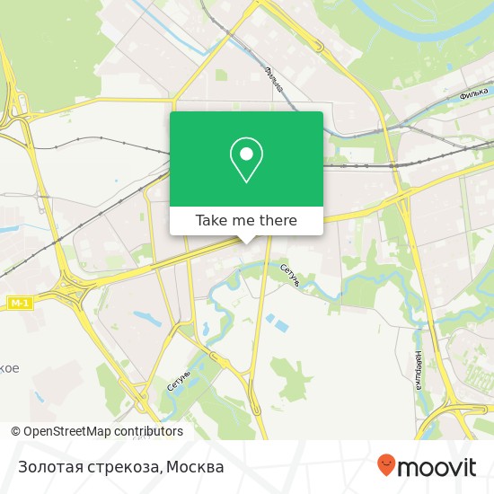Карта Золотая стрекоза, Москва 121471