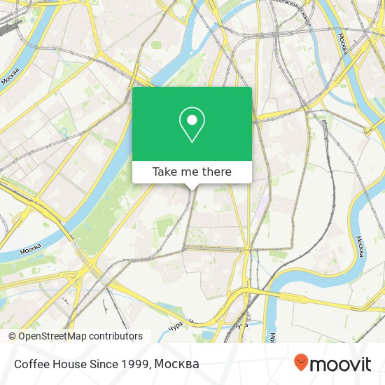 Карта Coffee House Since 1999, улица Шаболовка, 30 / 12 Москва 115419