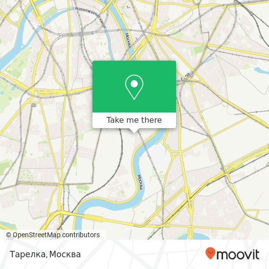 Карта Тарелка, Москва 115114