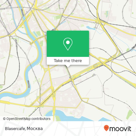 Карта Blasercafe, Москва 115088