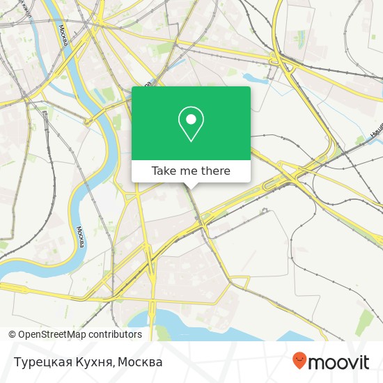 Карта Турецкая Кухня, Москва 115088